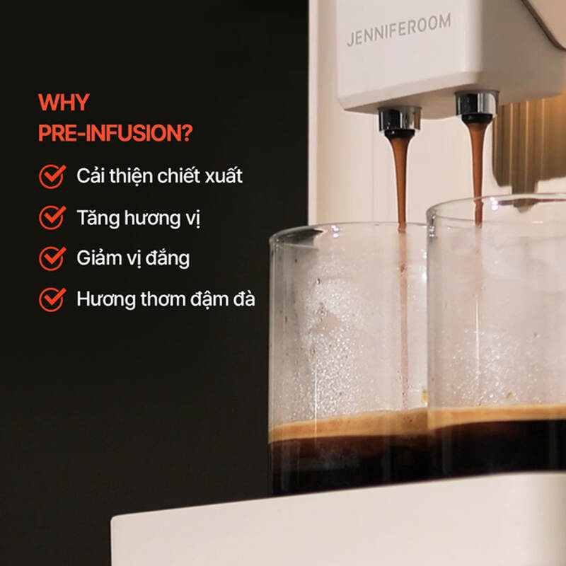 Jenniferoom 19-bar automatic espresso machine (with bypass) - JRK-EM19T1OM, , large image number null